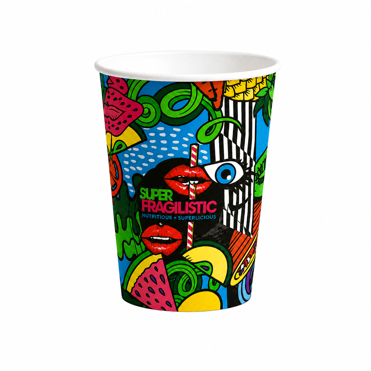 Custom Printed Single Wall Coffee Cups